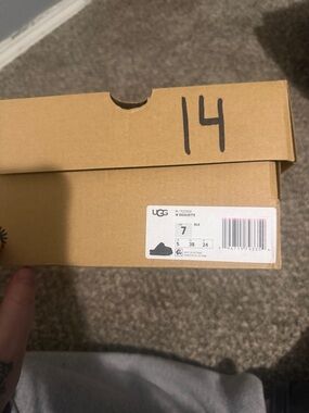 UGG Black W Disquette Shoe Box - UGG Branded